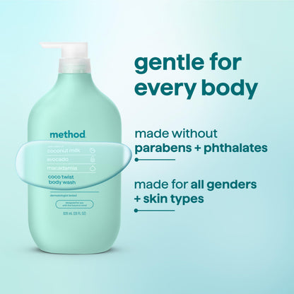 method Body Wash, Coco Twist, 28 fl oz Method