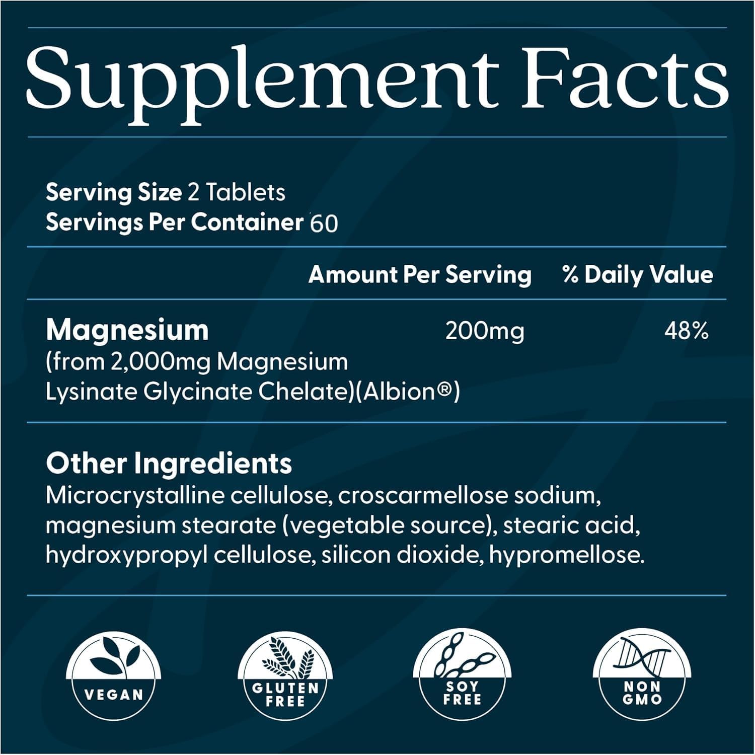 Doctor's Best High Absorption Magnesium Glycinate Lysinate Supplement for Sleep Support - Chelated Magnesium Tablets for Women & Men, 200mg per Serving, Supports Calm & Relaxation, Vegan - 240 Count Gsupps Australia