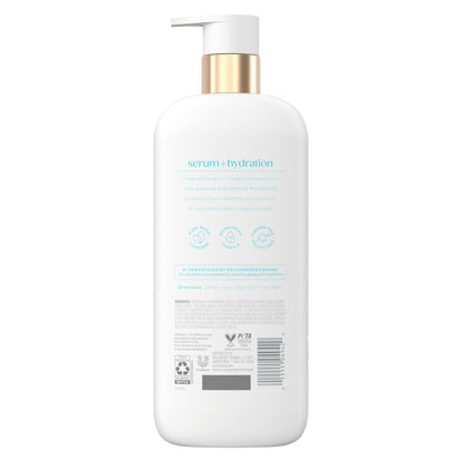 Dove Serum+ Hydration Body Wash Hyaluronic Acid 6% Hydration Serum, 18.5 oz Dove
