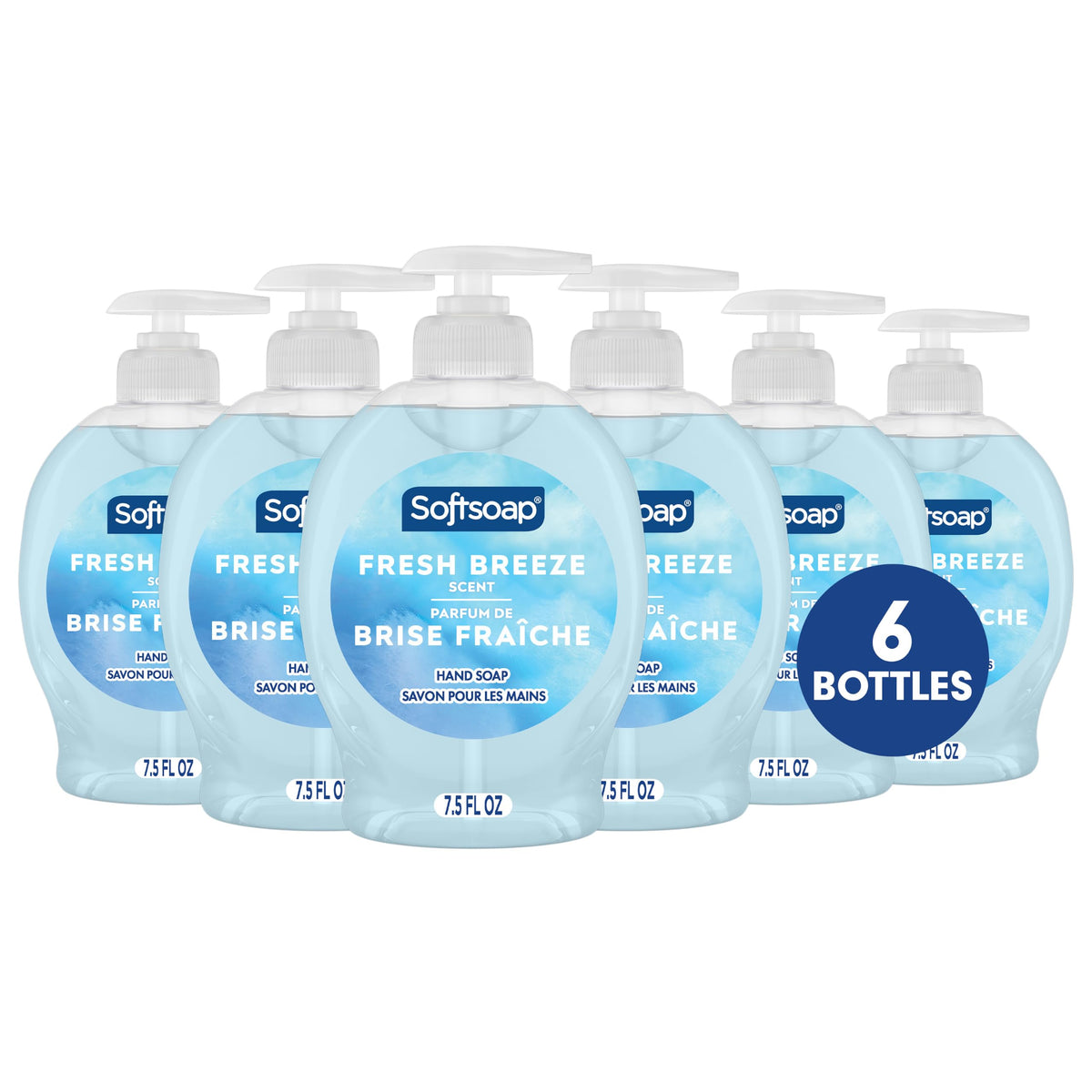 Softsoap Liquid Hand Soap, Fresh Breeze - 7.5 Fl Oz (Pack of 6) Softsoap