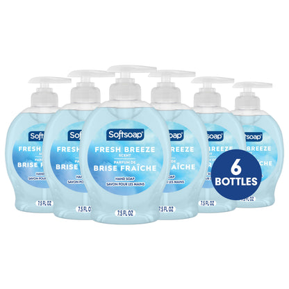 Softsoap Liquid Hand Soap, Fresh Breeze - 7.5 Fl Oz (Pack of 6) Softsoap