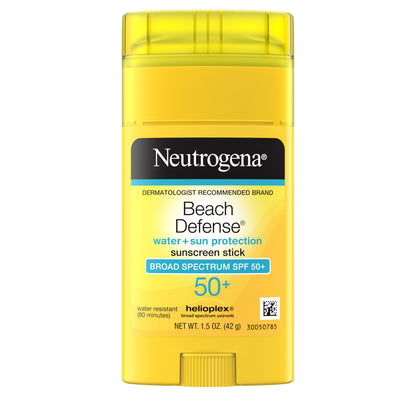 Neutrogena Beach Defense Sunscreen Stick SPF 50, 1.5 oz Neutrogena