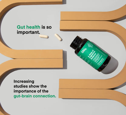 A dose of Digestive Balance-Gut Health Supplement-USDA-Kombucha, 7 Probiotic Strains and Prebiotics for Microbiome-Digestive Enzymes for Digestion dose + remedy