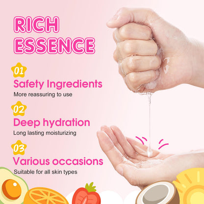 14 Pack Fruit Face Masks Skincare for Kids, Sheet Hydrating Facial Mask KONEUK