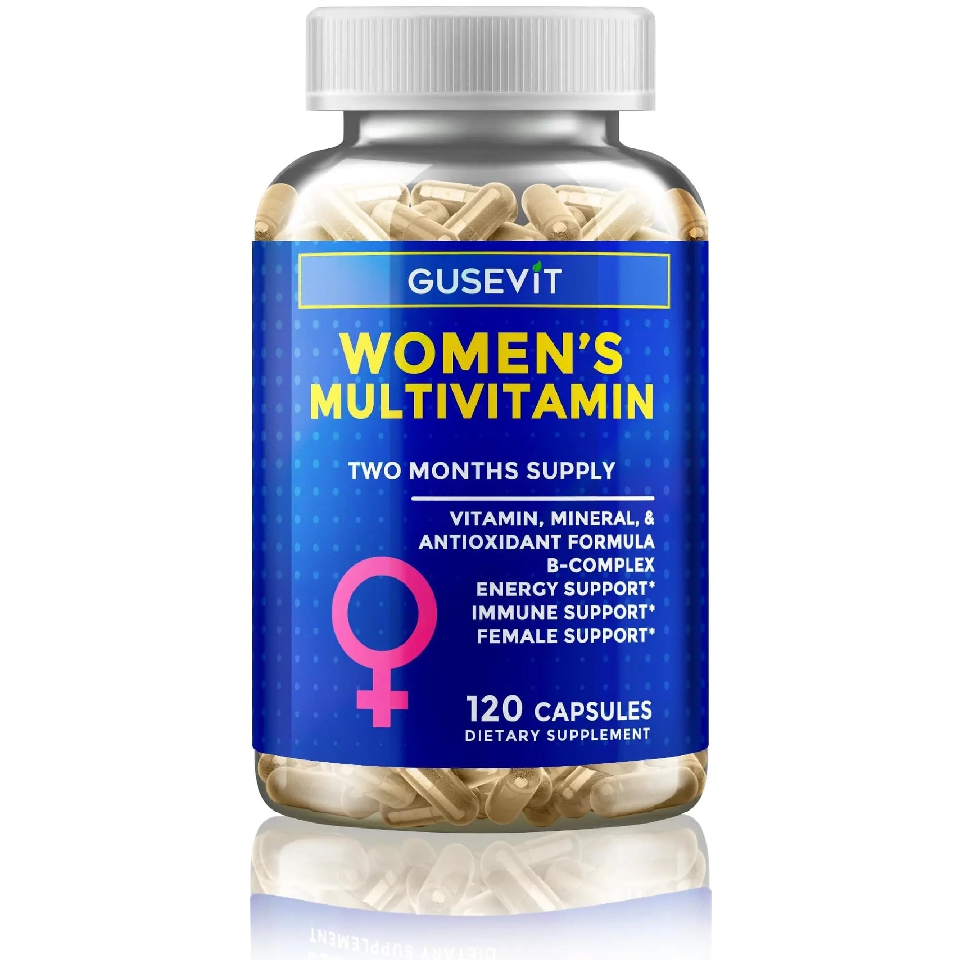 Gusevit 37-in-1 Women's Multivitamin for Immune & Stress Support, Energy Booster, Bone & Skin Health & Hair Growth | Gusevit buy australia supplements