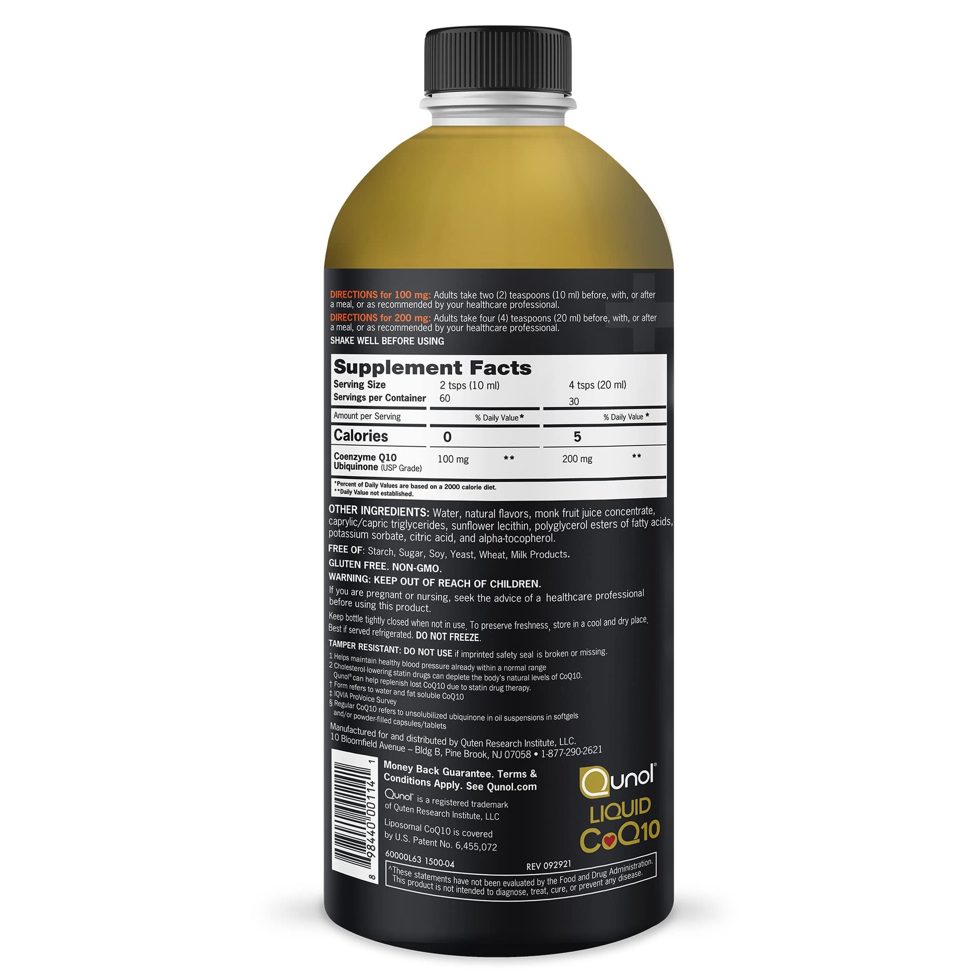 Qunol Liquid CoQ10 100mg, Superior Absorption Natural Supplement Form of Coenzyme Qunol buy australia supplements