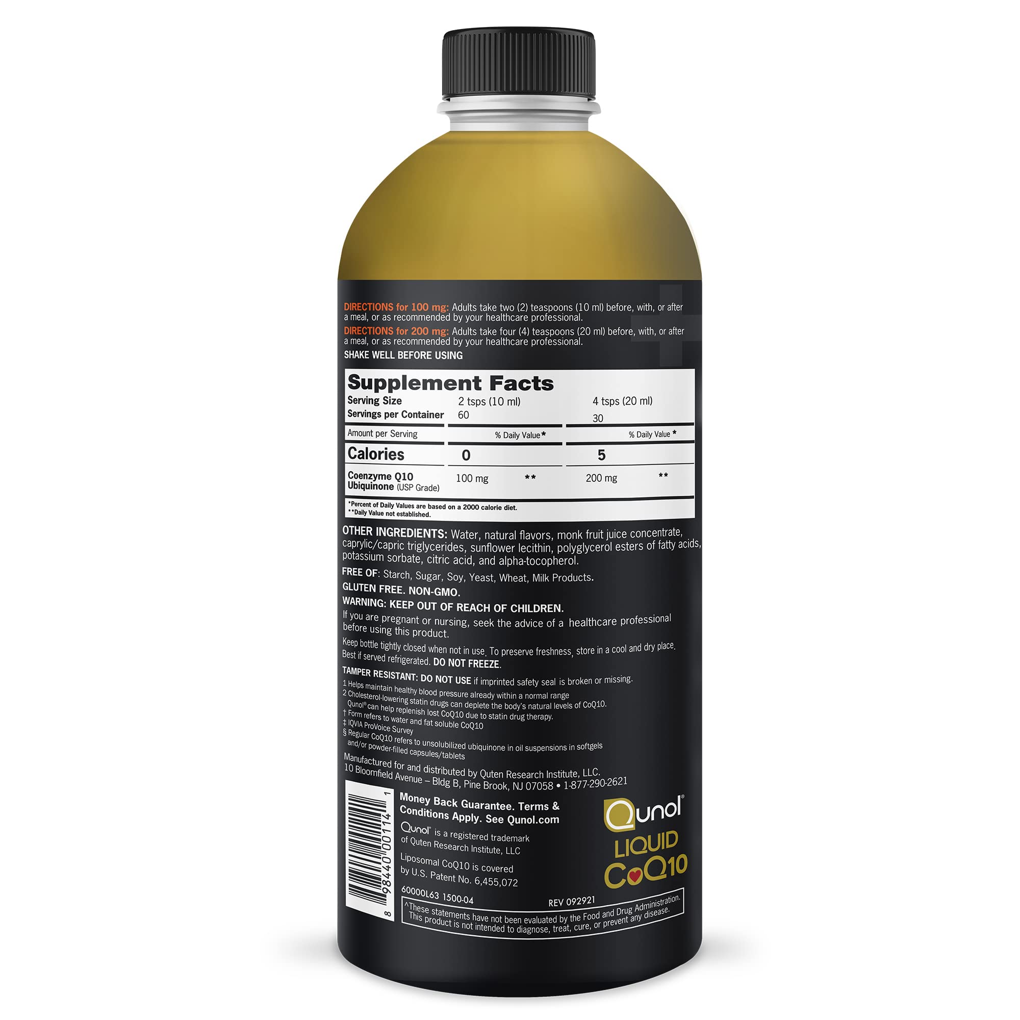 Qunol Liquid CoQ10 100mg, Superior Absorption Natural Supplement Form of Coenzyme Qunol buy australia supplements