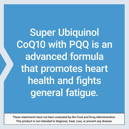 Life Extension Super Ubiquinol CoQ10 with PQQ, coenzyme Q10, pyrroloquinoline Quinone, Heart Health Supplement, Maximum Absorption Life Extension