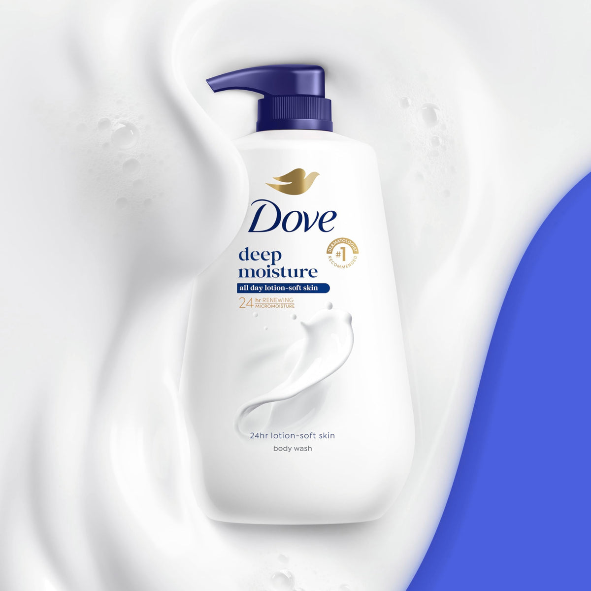 Dove Body Wash Body Wash Deep Moisture 30.6 oz Pump, Sulfate Free Dove