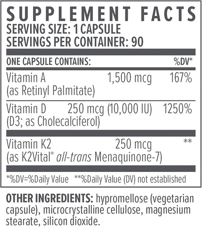 Biote Nutraceuticals - ADK 10 - Immunity + Cardiovascular (90 Capsules) Biote