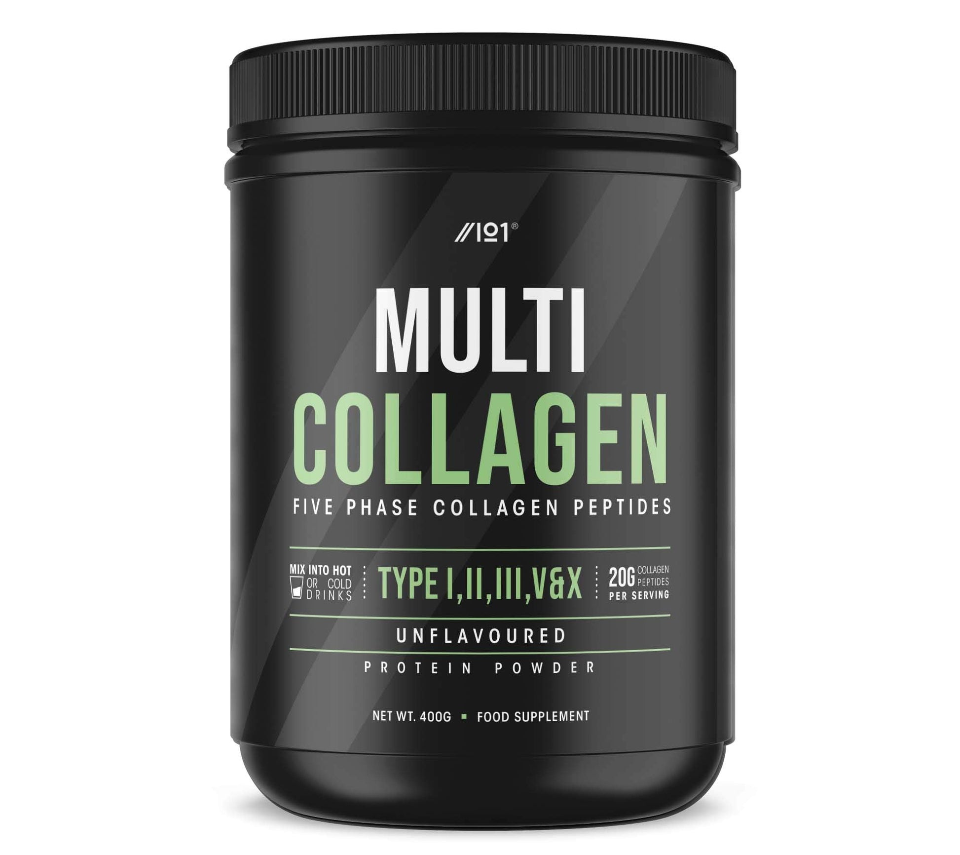 Multi Collagen Protein Powder (400g) - Types I, II, III, V & X - Hydrolyzed Grass Fed Bovine, Wild Caught Fish ALPHA01 buy australia supplements