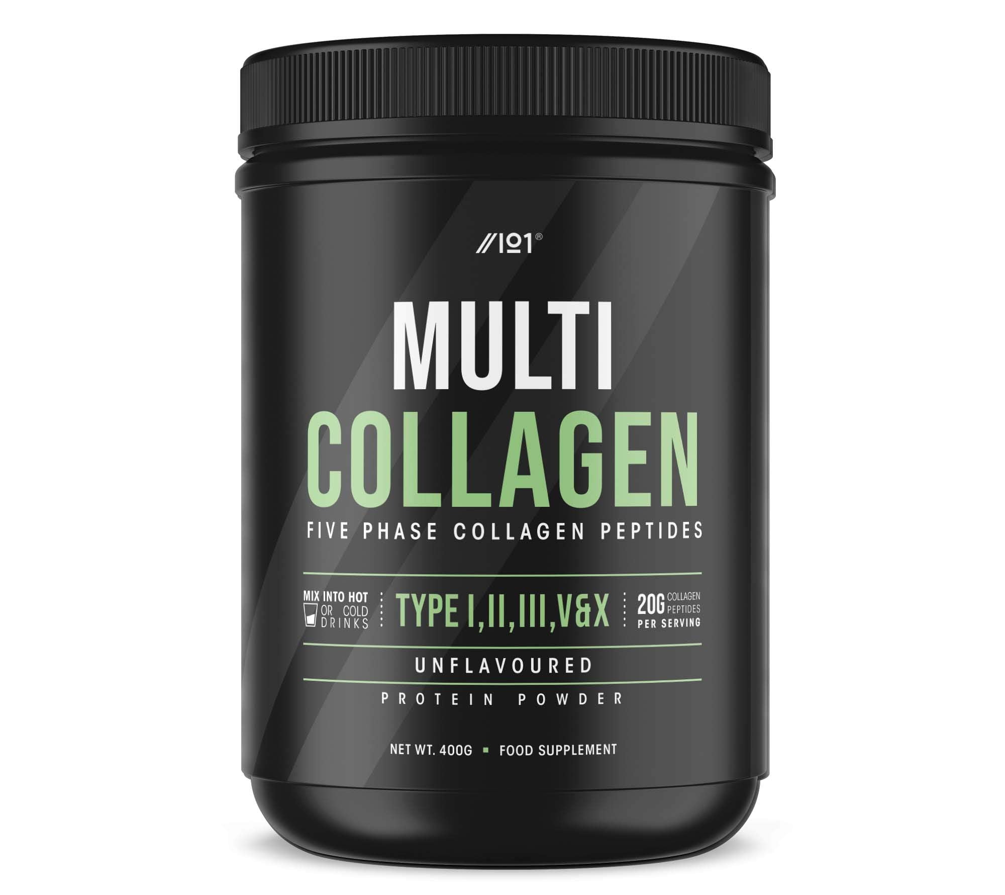 Multi Collagen Protein Powder (400g) - Types I, II, III, V & X - Hydrolyzed Grass Fed Bovine, Wild Caught Fish ALPHA01 buy australia supplements