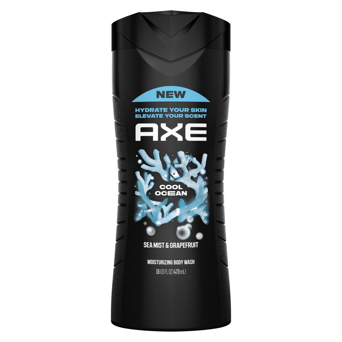 AXE Cool Ocean Men's Body Wash With Essential Oils 16 fl oz AXE