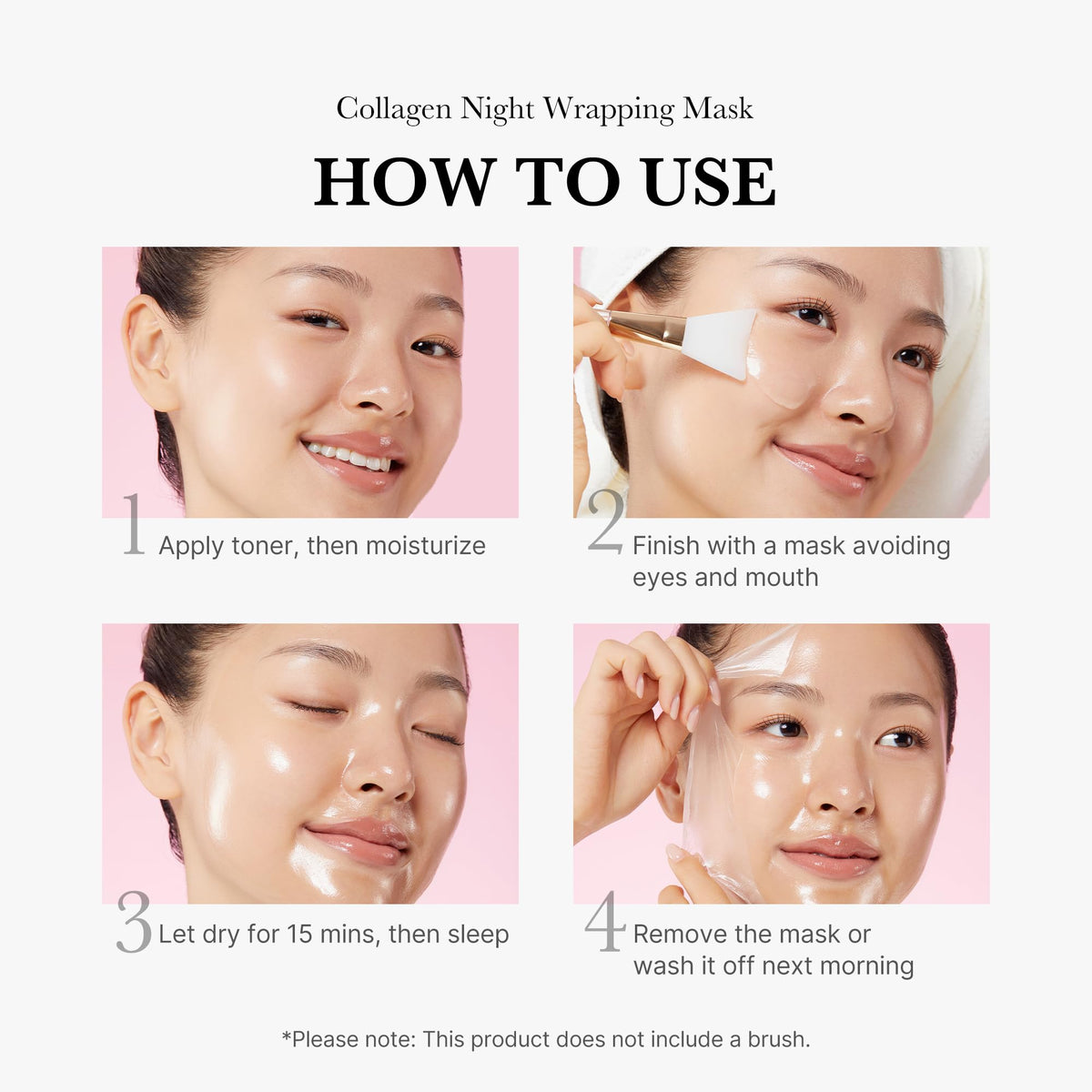 medicube Wrapping Mask Collagen - Overnight Peel Off Facial Mask medicube