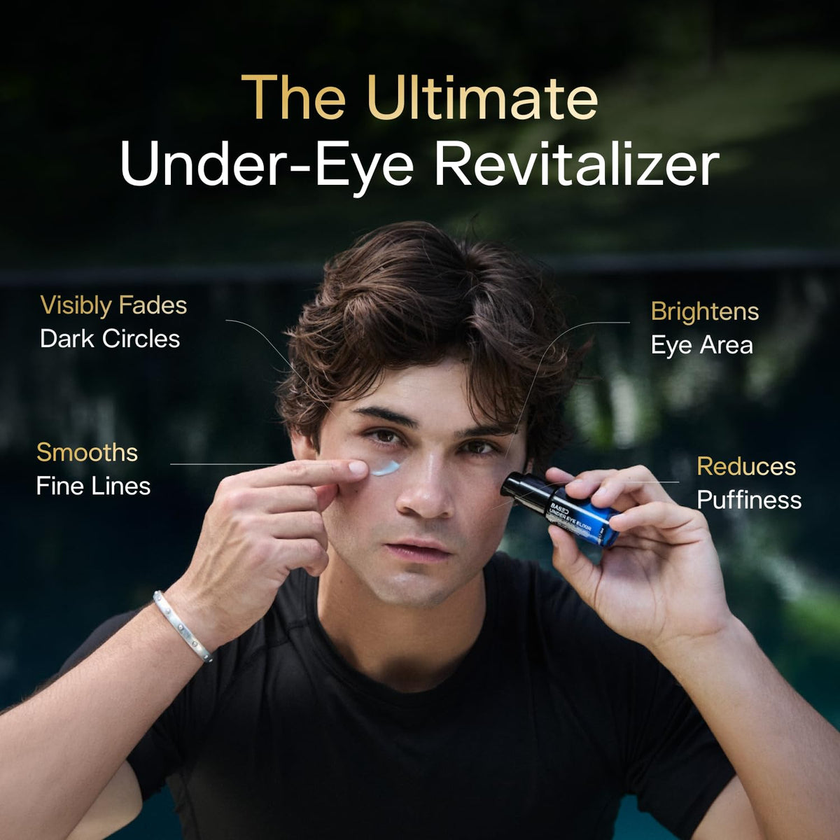 BASED Under Eye Elixir, Hydrating & Refreshing Formula, Simple. Effective. Based. 0.5 fl oz, Pack of 1 BASED BODYWORKS