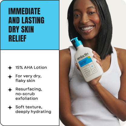 AmLactin Intensive Healing Body Lotion, 15% Lactic Acid, 14.1 oz Amlactin