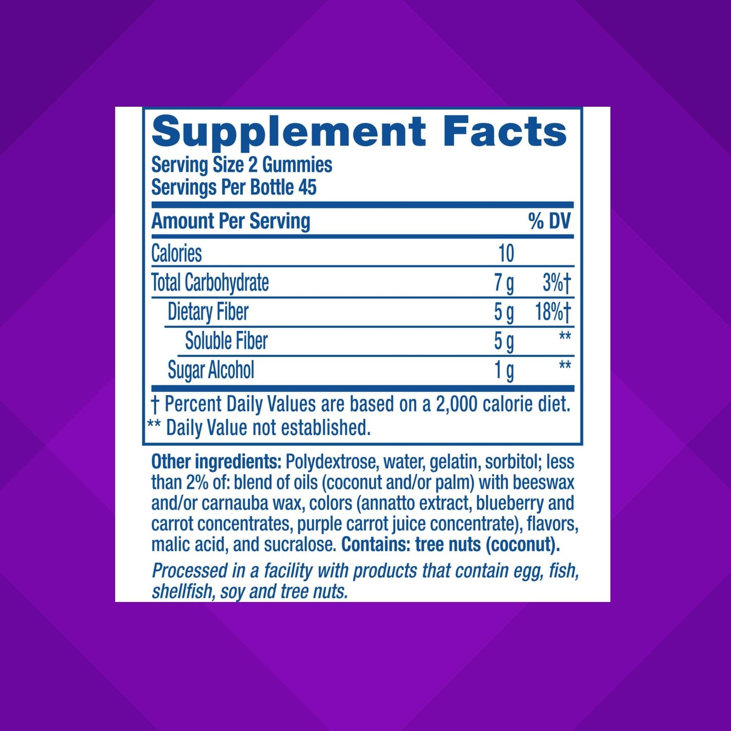 Vitafusion Fiber Well Gummy Vitamins, 90 Count (Packaging May Vary) Vitafusion