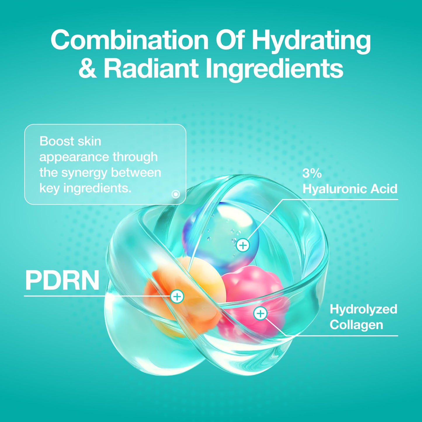 Anua PDRN Hyaluronic Acid Capsule 100 Serum, Radiant Face Serum, Salmon DNA, Hyaluronic Acid, Hydration, Moisture Plumping Effect ANUA