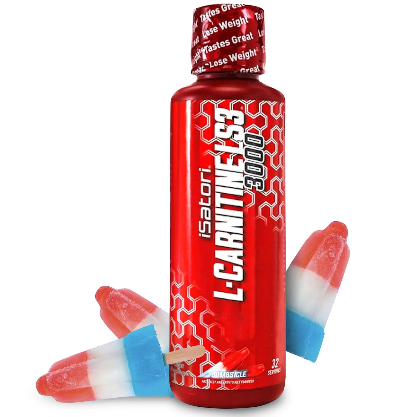 iSatori L-Carnitine LS3 3000, Liquid L-Carnitine with Acetyl L-Carnitine, L-Carnitine L-Tartrate, Stimulant Free Pre Workout, Low Calories, Sugar, Gluten, iSatori