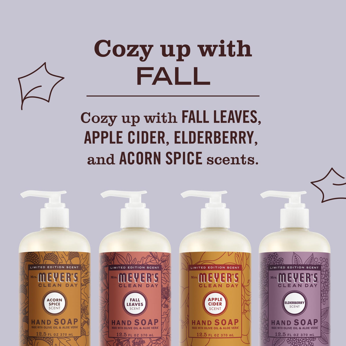 MRS. MEYER'S CLEAN DAY Liquid Hand Soap Set Mrs. MEYER'S