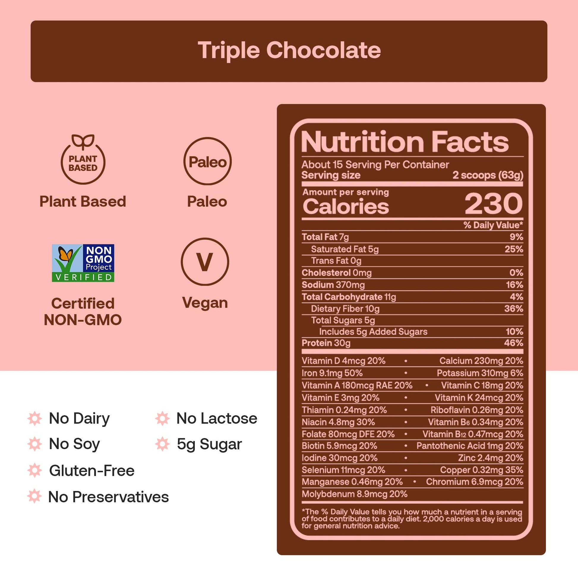 Happy Viking Plant-Based Protein Powder +100 Superfoods Chocolate Meal Replacement Shake, Created by Venus Williams, 30g Plant Protein, 10g Fiber, Vegan, Gluten-Free, Non-GMO,15 Meals Happy Viking buy australia supplements