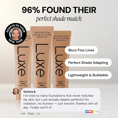 Luxe Color Changing Foundation – Medium Luxe Cosmetics