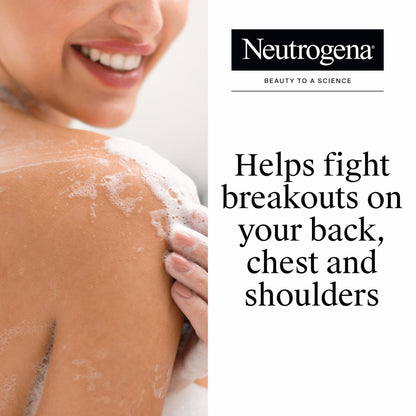 Neutrogena Stubborn Acne Body Wash & Exfoliating Cleanser, 8.5 oz Neutrogena