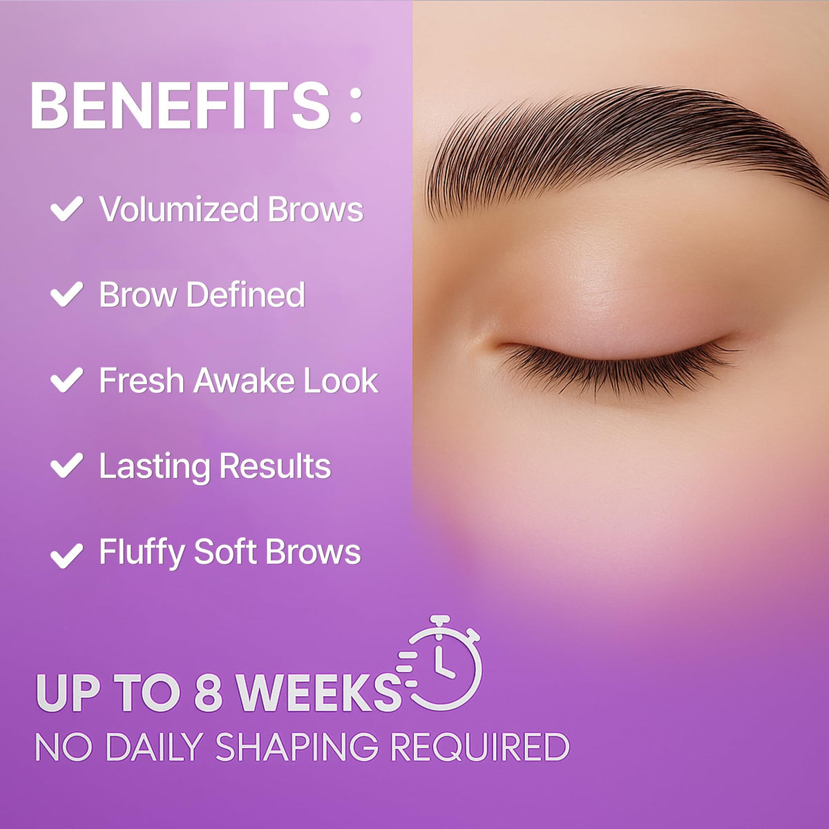 At Home Brow Lamination Kit - DIY Eyebrow Lamination Kit Professional Eye Brow Perm Kit Instant DIY Eyebrow Lift Kit for Fuller Thicker Brows Lasts For Upto 8 Weeks CLIONE PRIME
