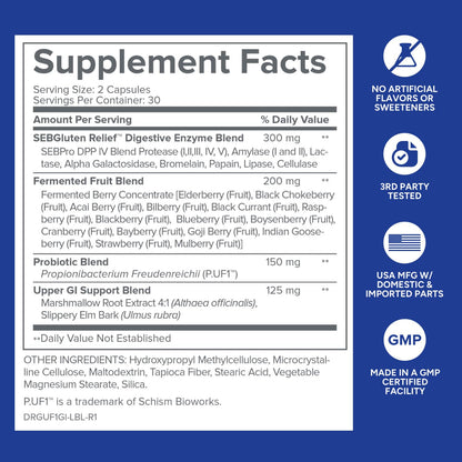 Gundry MD GI Advantage Gut Supplement with Probiotics, Digestive Enzymes, and Superfruit Extracts for Strong Metabolism, Energy, Digestion, Gundry MD