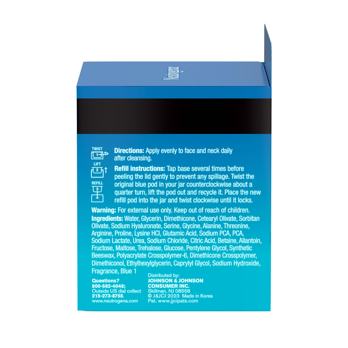 Neutrogena Hydro Boost Water Gel Face Moisturizer Refill Pod, 1.7 oz Neutrogena