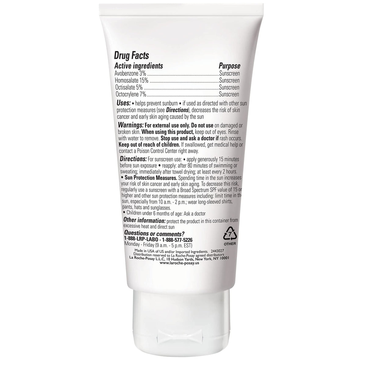La Roche-Posay Anthelios Clear Skin Oil Free Face Sunscreen, SPF 60 1.7oz La Roche-Posay