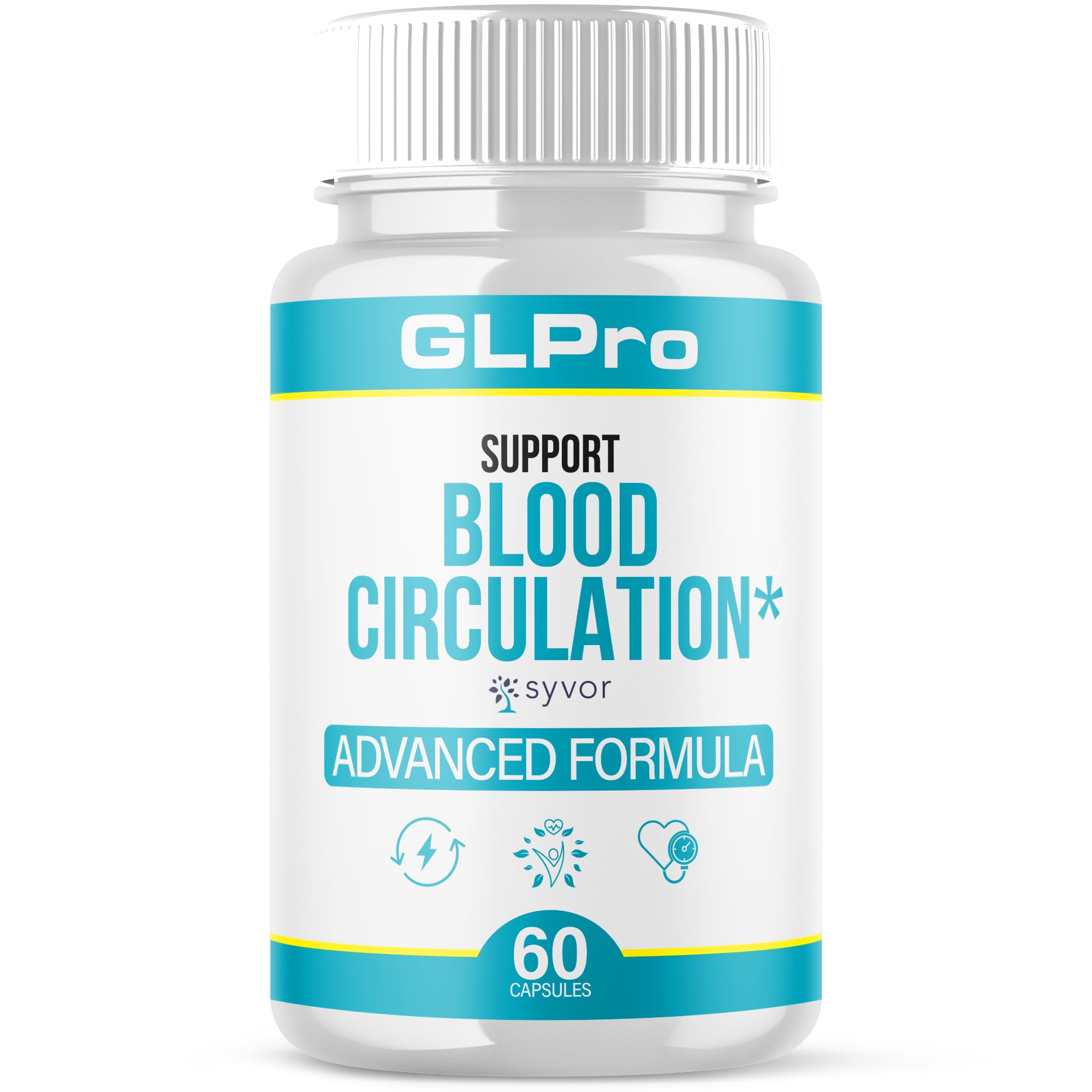GLPro Blood Capsules, Official GLPro Blood Health Support Pills with All Natural Ingredients, Advanced Formula Supplement with Maximum Strength Premium Vitamins for Women and Men (60 Capsules) Syvor buy australia supplements