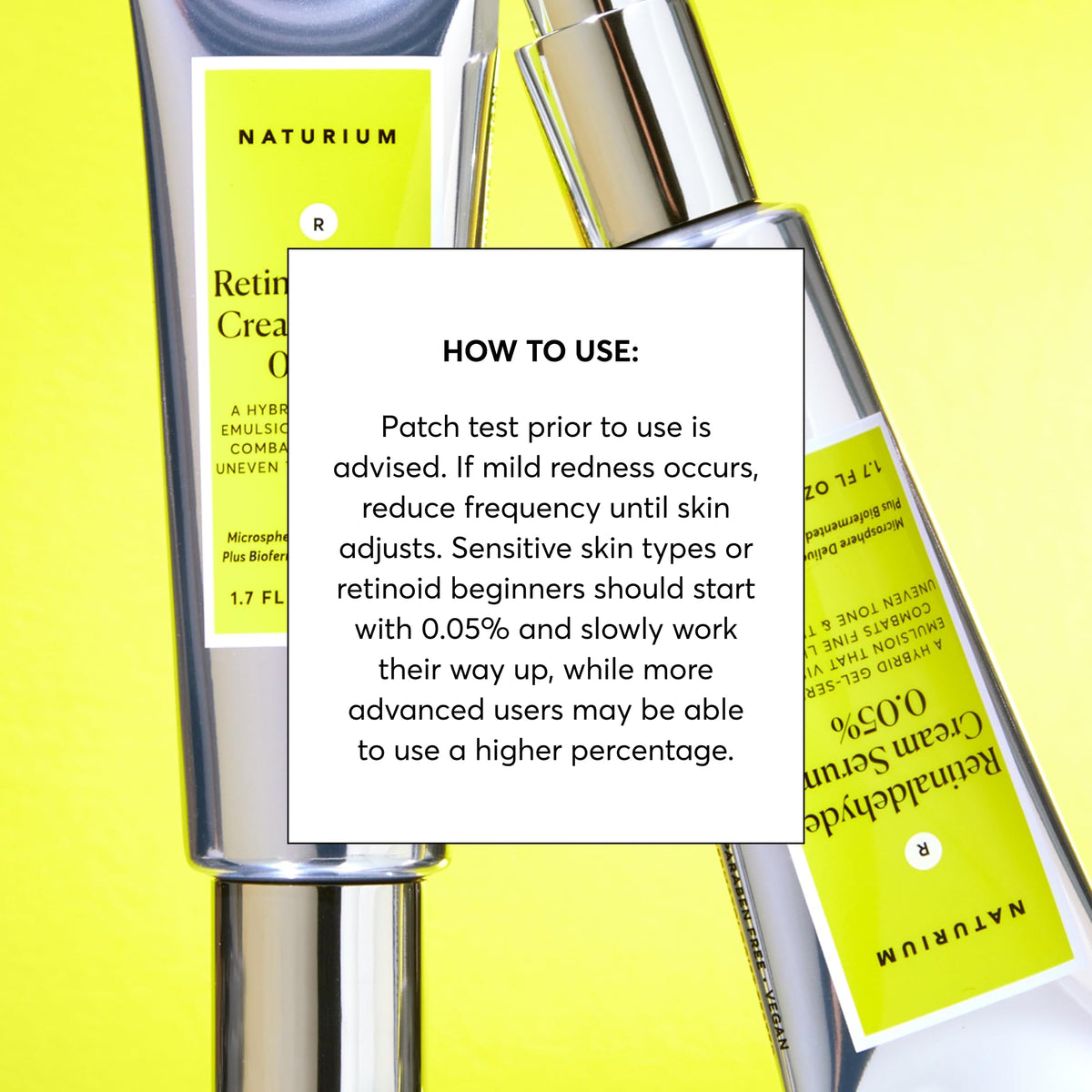 Naturium Retinaldehyde Cream Serum 0.05%, Advanced Anti-Aging & Smoothing Face & Skin Care, 1.7 oz Naturium