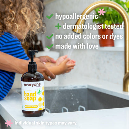 Everyone Liquid Hand Soap, Meyer Lemon & Mandarin, 12.75 oz 3-Pack everyone for every body