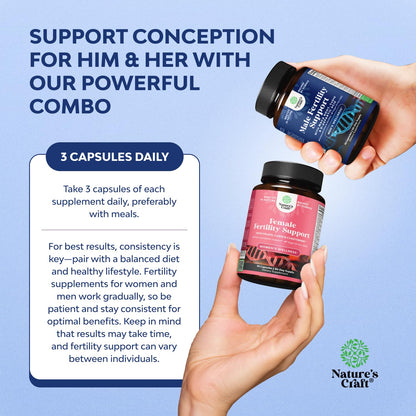 Pre Conception Male Fertility Supplement - Semen Volume Booster with CoQ10, Maca Root, Methyl Folate & D-Aspartic Acid - Mens Fertility Supplement for Sperm Motility - Conception for Him - 90 Count Gsupps Australia