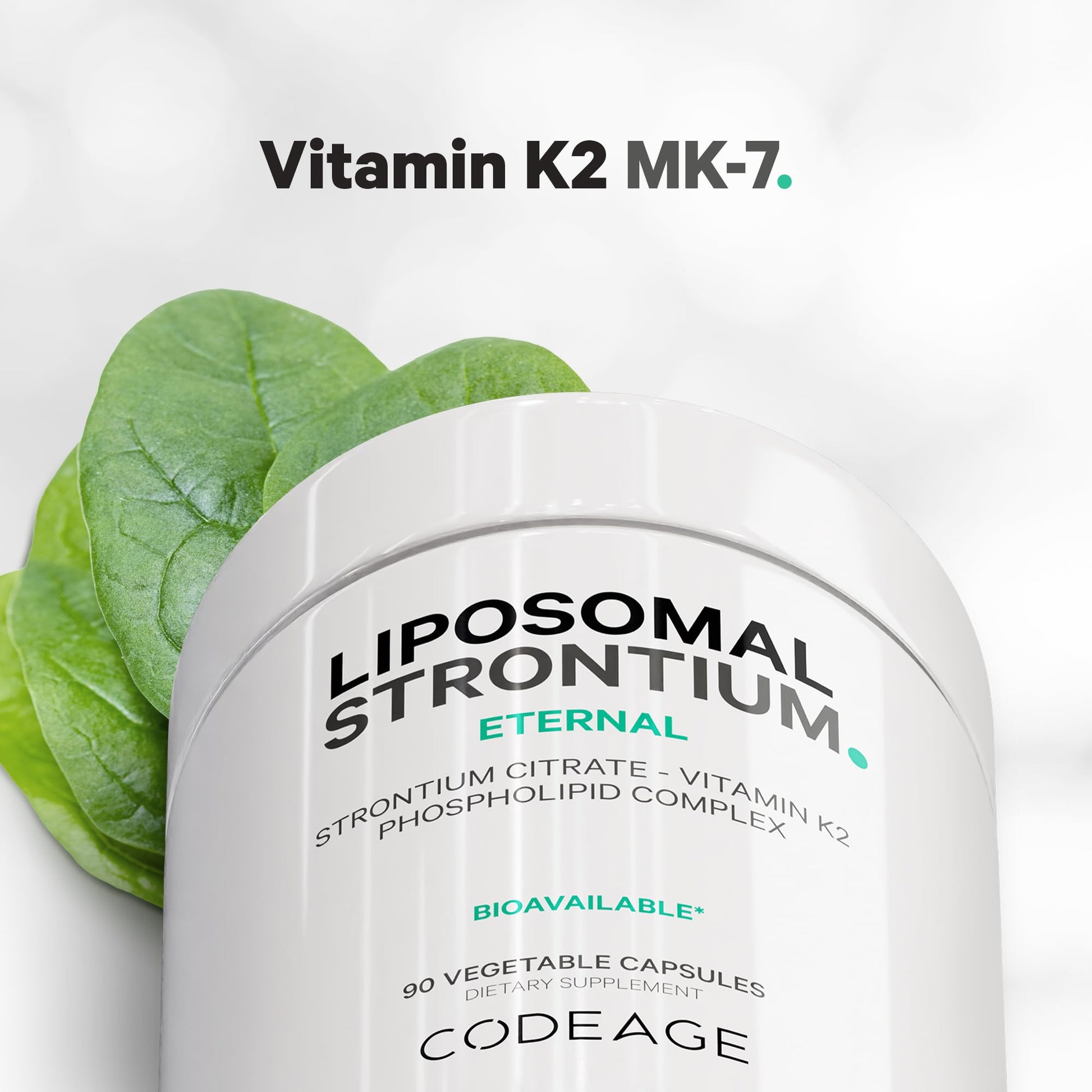 Codeage Liposomal Strontium Supplement - Strontium Citrate, Vitamin K2 MK-7, Liposomal Delivery, Non-GMO, Gluten-Free - 90 Capsules Codeage buy australia supplements