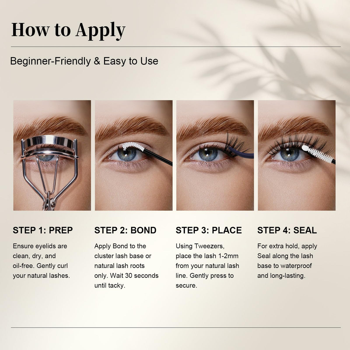GlowVane TrueCurve Lash Clusters Kit, Wispy Curved Band Eyelash, Winkie GlowVane