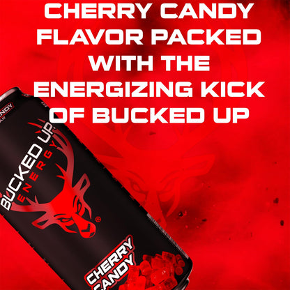 Bucked Up Energy Drink 300mg (Cherry Hard Candy) (12 CT)