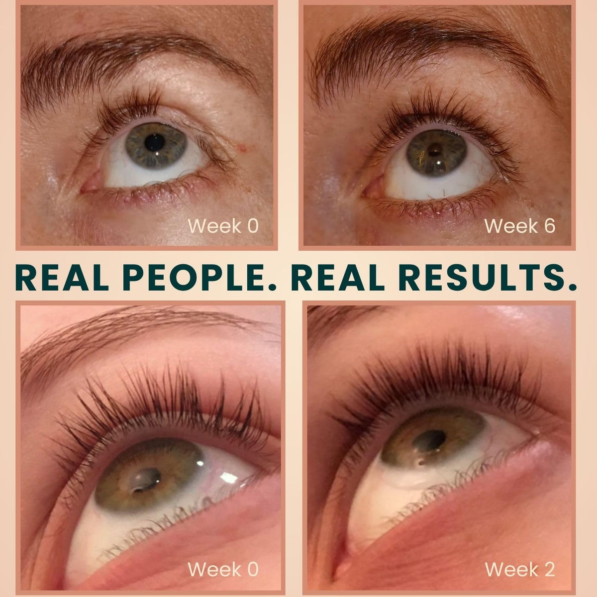 Organic Castor Oil Lash Serum for Eyelash Growth Serum and Eyebrow Growth Live Fraiche