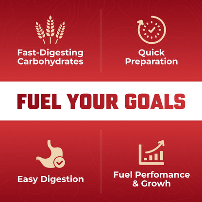 Huge Creamy Rice, Maple Brown Sugar, Rice Cereal (Cream of Rice Style), Quick & Easy Preparation, Fast-Digesting Carbohydrates, Sugar-Free, Creamy Texture, Pre & Post Workout Fuel, 30 Servings
