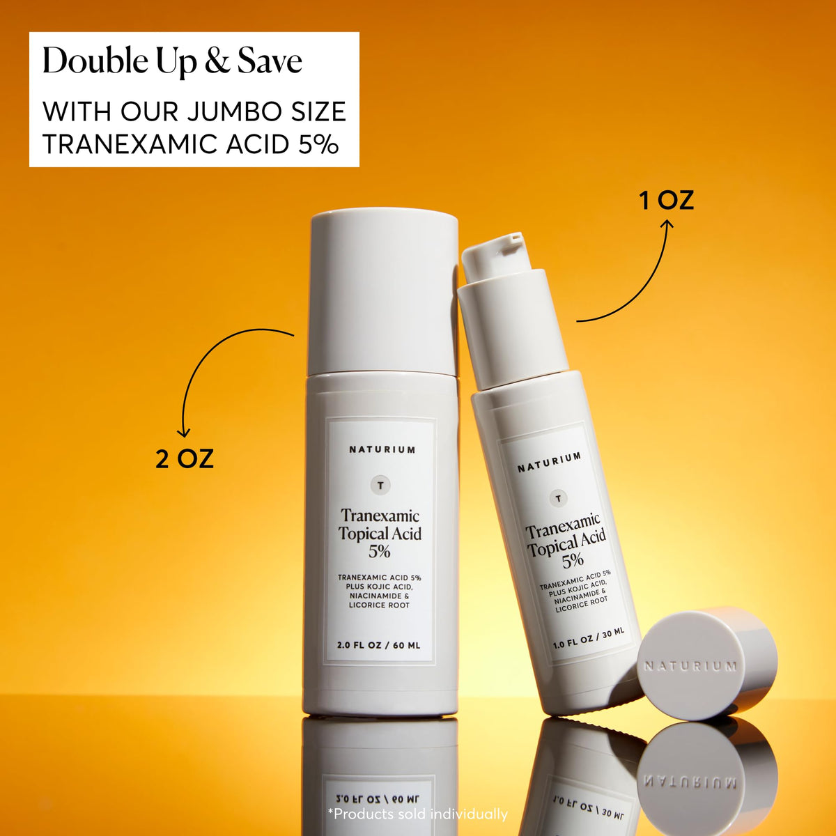 Naturium Tranexamic Topical Acid 5% Jumbo, Face & Skin Care with Kojic Acid, Niacinamide & Licorice Root, 2 oz Naturium