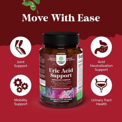 Green Coffee Beans Extract for Uric Acid Cleanse - 120 Capsules | Kidney Support Supplement with Tart Cherry, Chanca Piedra & Celery Seed - Uric Acid Support - Antioxidant Support - Non-GMO Gsupps Australia