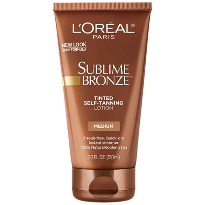 L'Oreal Paris Sublime Bronze Tinted Self Tanning Lotion, Medium Natural Tan 5 fl. Oz L'Oreal Paris