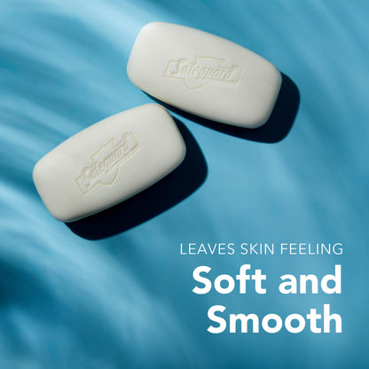 Safeguard Micellar Deep Cleansing Bath Bar Soap, Washes Away 99 Percent of Bacteria, Leaves Skin Soft, Made with Plant Based Cleansers, Fresh Clean Scent with Aloe, 3.2 oz (2 Count) Safeguard