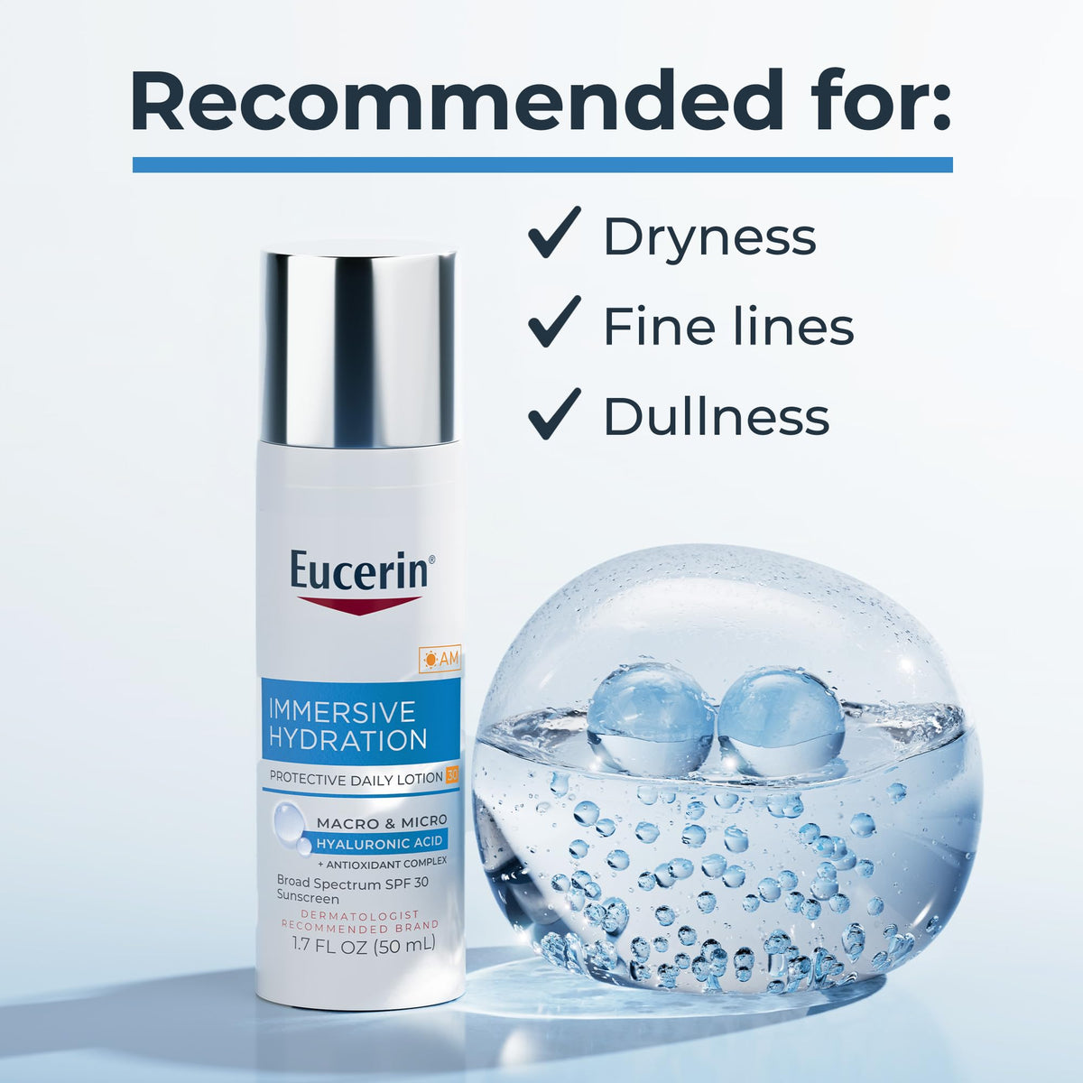 Eucerin Immersive Hydration Daily Face Lotion SPF 30, 1.7 FL OZ Eucerin