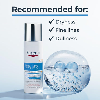 Eucerin Immersive Hydration Daily Face Lotion SPF 30, 1.7 FL OZ Eucerin
