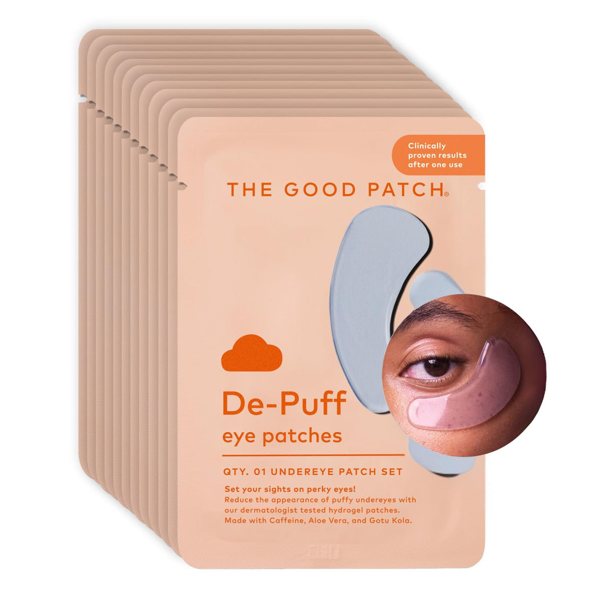 The Good Patch De-Puff Cooling Under Eye Patches (12 Pairs) The Good Patch
