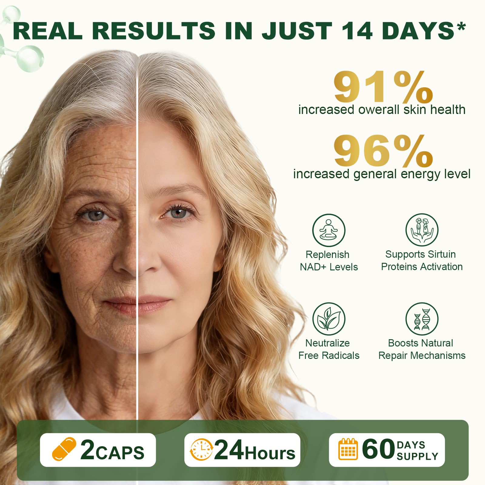 BUIUYLT NAD+ Supplement 1500mg, NR NMN Replacement with Resveratrol, Urolithin A, CoQ10 & Quercetin for Cellular Energy, Healthy Aging & Stamina for Women & Men - 120 Capsules BUIUYLT buy australia supplements