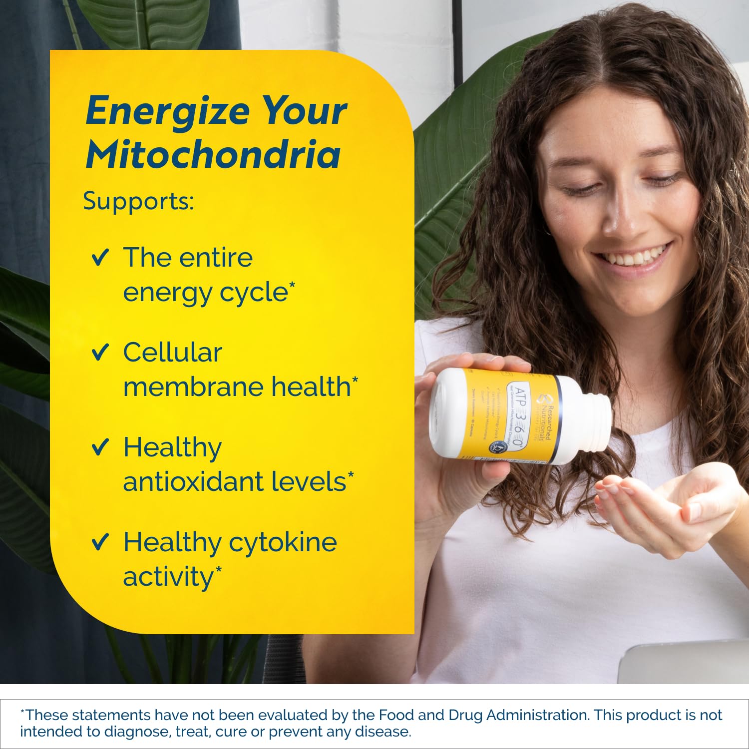 Researched Nutritionals ATP 360 - Mitochondrial Supplements to Support Entire Energy Cycle & Cell Membranes - Clinically Researched ATP Supplements, High Dose CoQ10, R-Lipoic Acid & PQQ, 90 Capsules Researched Nutritionals buy australia supplements