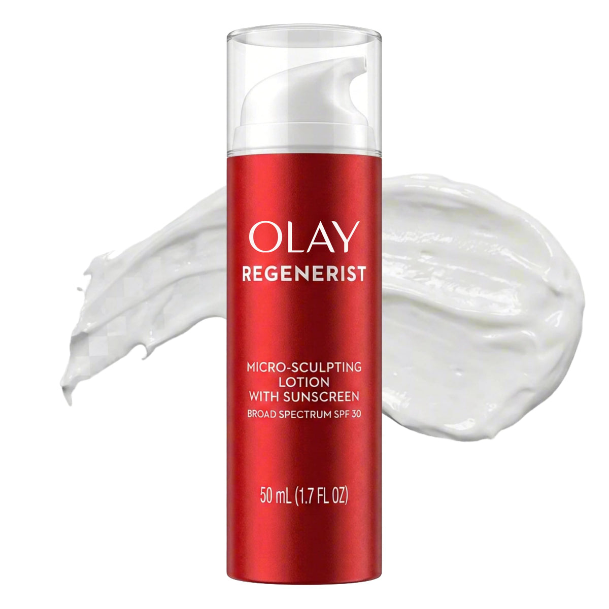 Olay Regenerist Advanced Anti-Aging Face Moisturizer Lotion for All Skin Types, Micro-Sculpting Lotion with Broad Spectrum SPF 30, Reduces Wrinkles, Firms and Plumps Skin, Dermatologist Tested, 1.7 oz Olay